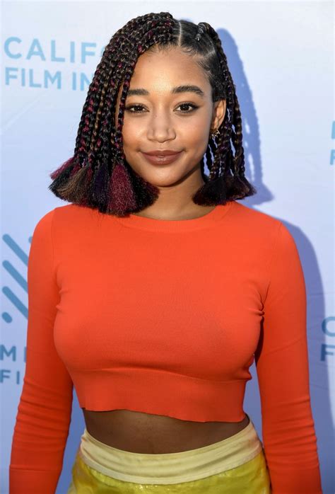 Amandla Stenberg .